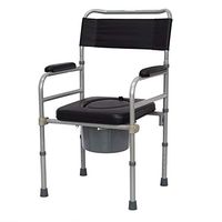 Walking Stick Folding Lightweight Commode Chair Sturdy, Simple, Bathroom Support for Elderly Seniors, Disabled, Handicapped, Grandparents Fauay