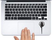 Hand of The King Pin Game of Thrones Printed Trackpad Clear Vinyl Decal Sticker Compatible with Apple MacBook Pro Air 11" 12" 13" 15" All Years Laptop Keyboard (13" MacBook Air)