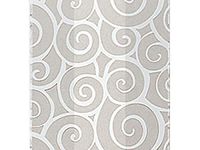 Christmas Print Cello Bags - Swirls White 3-1/2x2x7-1/2" Cello Bags 1.2 mil (3 Packs; 100 Bags Per Pack) - WRAPS-C1BSWW