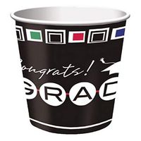 Creative Converting Party Creations 8 Count Hot or Cold Beverage Cups, 9-Ounce, Mod Grad