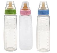 Clearview Plastic 9 oz Bottle Nurser, Color May Vary 1 Count (4 Pack)