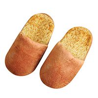 Women's Cotton Slippers Shoes,Ladies Comfort Indoor Slippers Winter Warm Look Bread Bun Slippers