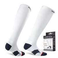 Wonder Young Graduated Compression Socks Men Women 20-30mmHg,Knee High Circulation Support Socks for Running,Athletic,Medical