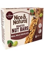 Nice & Natural Chocolate Roasted Nut Bar 192gm x 8