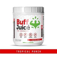 Pre Workout Powder Energy Drink (30 Servings) – Caffeine Free Preworkout Supplement for Men & Women - High-Performance Formula with Beta Alanine, Creatine, L-Citrulline, B-Vitamin Complex by BuffJuice