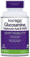 Natrol Hyaluronic Acid Msm and Glucosamine VCaps, 90 ct