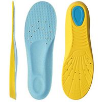 Shoes Inserts Memory Foam Insoles Shock Absorption Pain Relief Plantar Fasciitis Arch Supports Breathable PU Sports Feet Insoles for Men Women and Kids,1 Pair (S（Women 5-6/ Kids 2-5）)