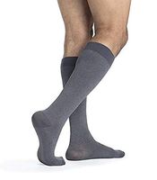 SIGVARIS Men’s Style Microfiber Patterns 830 Closed Toe Calf-High Socks 20-30mmHg