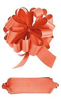 Orange Pull Bows - 5 1/2"W x 20 Loops - Pack of 50