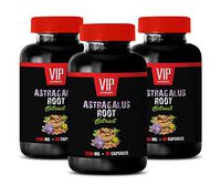 Anti Anxiety Stress Support Supplement - Astragalus Root Extract 1200MG - Stress Supplements Anxiety - 3 Bottles 270 Capsules