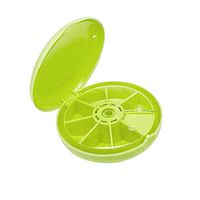 Pill Container, 7 Day Weekly Pill Medicine Box Holder Storage Organizer Container Case Portable Mon Tue Seven Day Home Office Accessories Farmhouse Kitchen