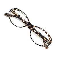 Reading Glasses Blue Light Blocking - Oval Computer Eyeglasses Frames for Women (Brown Tortoise, 1.25)