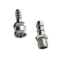 Female Screw Connector & Male Screw Connector, NIBP Cuff Air Hose Connector (3 Sets/Package)