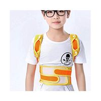 SPLY DTEM Anti-Bump Correction Belt, Hunchback Teenager Child Attitude with Back Child Correction (Color: Yellow, Size: L) (Color : Orange, Size : Large)