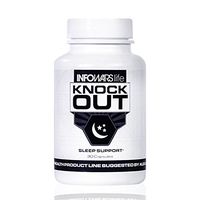 Infowars Life - Knockout Sleep Support (30 Capsules) – Natural Sleep Aid with Melatonin, Valerian, Chamomile & More to Fall Asleep Faster & Stay Asleep