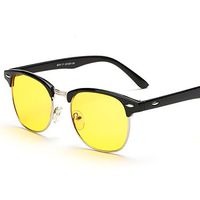 Cyxus Anti Blue Light Filter UV Blocking Reading Glasses with Retro Round Semi-Rimless Frame, 6.4 Ounce