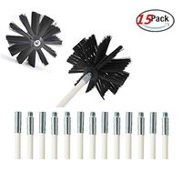 Dryer Duct/Vent Cleaning Kit, Lint Remover, Synthetic Brush Head, Use with or Without a Power Drill (26feet+2 Head)