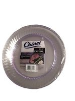 Chinet Cut Crystal Clear Plastic 10 inch Plates/12 count, Chinet, Service with Cut Crystal Service