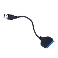 Shentesel USB 3.0 to SATA 22Pin Adapter Cable for 2.5inch External HDD SSD Hard Drive Disk - Blue