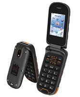 Plum Ram 8 - 3G Rugged Flip Phone GSM Unlocked Water Shock Proof IP68 Military Grade, Orange