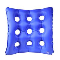 MQ&YH Medical Air Seat Cushion Anti-Bedsore Inflatable Air Cushion Inflatable for Anti-Pressure Sore Hemorrhoids Nursing Wheelchair Chair Seat Cushion (Blue) 43x43cm