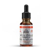 Blood Vessel Support (Licorice Root, Chamomile Flower, Goldenseal Root) Herbal Supplement, Non-GMO in Cold-Pressed Organic Vegetable Glycerin 4 oz, 670 mg