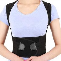 Adjustable Posture Corrector Unisex Men Women Back Shoulder Waist Lumbar Supports Belts Back Brace Pain Relief