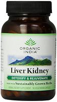 ORGANIC INDIA Liver Kidney, Herbal Supplement for Liver Support and Natural Kidney Support (90 capsules)