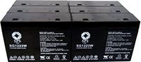 SPS Brand 1223W Replacement Battery for Vision CP1245S (6 Pack)