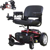 LMEIL Powerchair with Soft Seat Motorized Electric Wheelchair for Adults Drive Supports 272 lbs for The Elderly Disabled