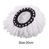 Household Microfiber Floor Mop Head Magic Replacement Automatic Mop Head Spin Cleaning Pad Home Clean Tools Drop Shipping