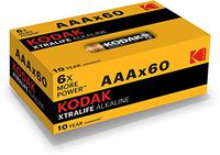 Kodak AAA XTRALIFE Alkaline Batteries (60 Count)