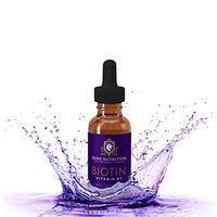 Biotin Liquid Drops 5000mcg Made in USA Supports Healthy Hair Growth,Strong Nails and Glowing Skin