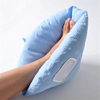 ZENGZHIJIE Heel Protectors for Pressure Sores,Foot Pillow Heel Cushion Protectors, Pressure Sore and Heel Ulcer Relief - Breathable Double Filled Moisture Wicking Core