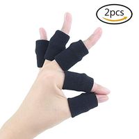 HAIHF 10x Finger Protector Sleeve, Arthritis Stretchy Support Sports Aid Finger Sleeves Thumb Braces Support Elastic Compression Protector Braces for Relieving Pain Calluses Arthritis