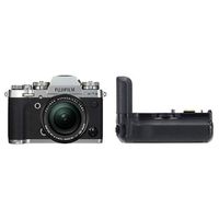 Fujifilm X-T3 Mirrorless Digital Camera w/XF18-55mm Lens Kit - Silver + Fujifilm VG-XT3 Vertical Grip