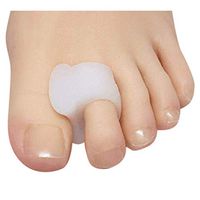 Toe Separators, Toe Straighteners, Toe Spacers for Medical, Fitness and Wellness Use - Stretchable Gel Caps Relief Toe Correctors for Men Women - Great for Pedicure, Bunion Corrector & Yoga (Large)
