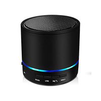 Portable Bluetooth Stereo Speaker with HD Sound and Bass, with FM Radio & Handsfree Speakerphone, Micro SD Card & USB & AUX Slots for Smart Phone, MP3, iPad, Tablet & More