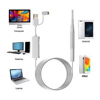 YWAWJ Visual Ear Plucking Tool Ear Endoscope Otoscope Digital Ear Otoscope, Endoscope Ear Cleaner Ear Camera Cleaning Tool Luminous Adult Visible Ear