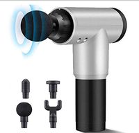 Muscle Massage Gun, Powerful Professional Personal Handheld Deep Tissue Muscle Massager, Percussion Massager for Trigger Points and Muscle Release for High Performance Athletes (Gray, US Plug)