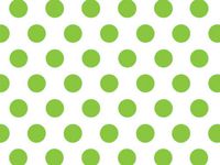 5ct Lime Green Polka DOTS on White Tissue Paper for Gift Wrapping 20"x30" Sheets nfLG -863