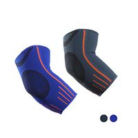 2 Pieces Sports Elbow Brace- Compression Sleeve for Men and Women– Support for Workout, Fitness (Blue, S)