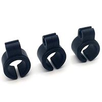 AWLY 3 Packs Black Cigarette Holder Silicone Rings Hands Free Cigarette Finger Holder for Men Women