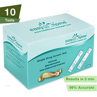 10 Pack - Easy@Home Marijuana (THC) Single Panel Drug Tests Kit - Individually Wrapped Single Panel THC Screen Urine Drug Test Kit with 50 ng/ml Cutoff Level - EDTH-114
