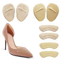 Heel Cushion Inserts - Soft Shoe Inserts & Heel Cushion Pads for Women Grips Liners for Womens Loose Shoes - Heel Pain Relief Bunion Callus Reusable (Heel Insole Combination 1)