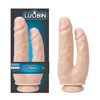 9.37 inch Super Long Full Body Massager Double Ended Dual Side Massage Wand Dual Headed Side Massager Toys (Color: Flesh)