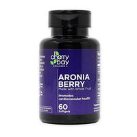 Aronia Berry Softgels | 60 Count Bottle | Non-GMO & Gluten Free | Helps to Support a Healthy Cardiovascular System
