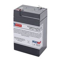 Flying Power NS6-4.5 6V 4.5Ah Sealed Lead Acid Replacement Battery with F1 Terminal