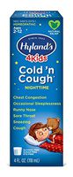 Cold Medicine for Kids Ages 2+ by Hylands, Cold and Cough 4 Kids Nighttime, Cough Syrup Medicine for Kids, Decongestant, Allergy and Common Cold Symptom Relief, 4 Fl Oz Each