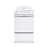 Summit RE203W 20 Inch Wide 2.3 Cu. Ft. Free Standing Electric Range with Sensor Cooking
